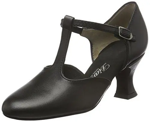 Produktbild: Diamant Damen Tanzschuhe 053-006-034 Standard & Latein, Schwarz (Schwarz), 38 2/3 EU (5.5 UK)
