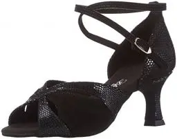 Produktbild: Diamant Damen Tanzschuhe 141-077-084 Standard & Latein, Schwarz (Schwarz), 40 EU (6.5UK)