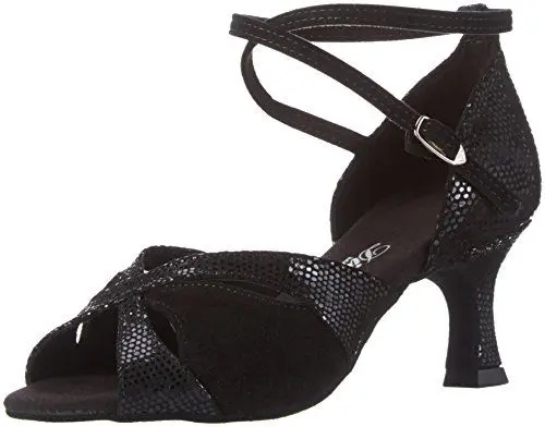 Produktbild: Diamant Damen Tanzschuhe 141-077-084 Standard & Latein, Schwarz (Schwarz), 40 EU (6.5UK)