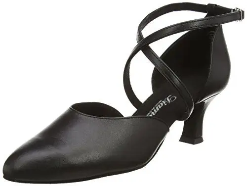 Produktbild: Diamant Diamant 048-068-034 Damen Tanzschuhe - Standard & Latein, Damen Tanzschuhe Standard & Latein, Schwarz (Schwarz), 39 1/2 EU