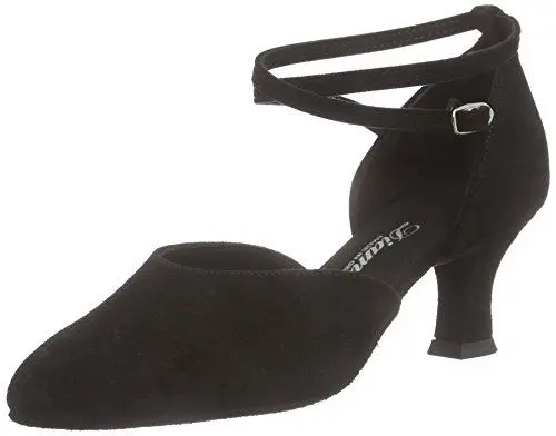 Produktbild: Diamant Diamant 058-068-001 Damen Tanzschuhe - Standard & Latein, Damen Tanzschuhe - Standard & Latein, Schwarz (Schwarz), 39 1/2 EU