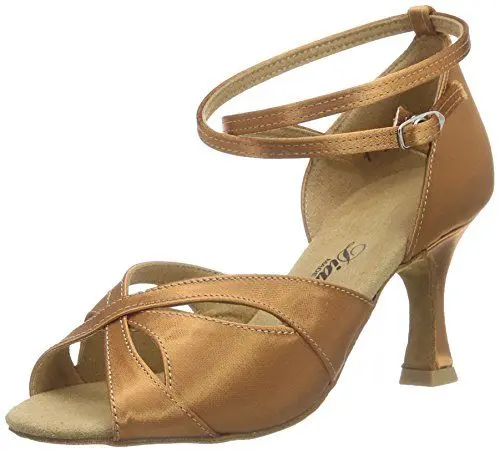 Produktbild: Diamant Mädchen Damen Tanzschuhe 141-087-379 Standard & Latein, Braun (Dark Tan)