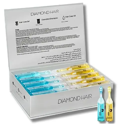 Produktbild: Diamond Hair Growth Haaröl und Shampoo Set, Friseurqualität Haarpflege für geschädigtes Haar & für Haarwachstum beschleunigen, Haarkur gegen Haarausfall & für trockene Haare, Nährende Haarmaske