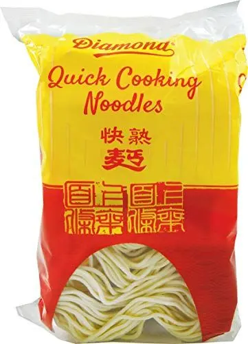 Produktbild: DIAMOND Quick Cooking Nudeln ohne Ei, schnelle Nudeln aus Weizenmehl für Bratnudeln & Beilagen - 1 x 500 g