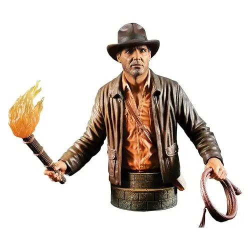 Produktbild: Diamond Select Toys Unisex – Erwachsene San Diego Comic-Con 2023 Indiana Jones: Raiders of The Lost Ark Variant Bust, Schwarz, Einheitsgröße