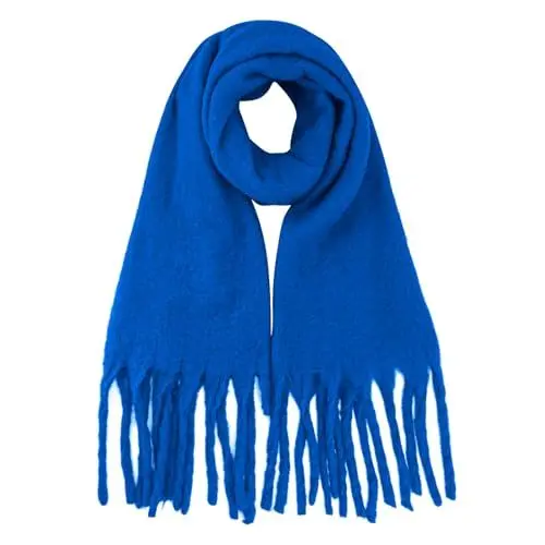 Produktbild: DiaryLook Dicker Schals Für Damen Winterschal Damen Chunky Schal Kuschelig Flauschige Schal Soft Warme Dicker Schal Damen,Blue