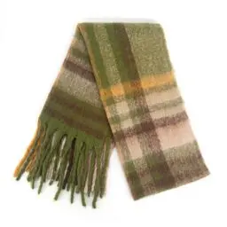 Produktbild: DiaryLook Karierter Warmer Deckenschal für den Winter, Lange Damen-Schals, kariert, weich, Wolle, Tartan-Schal für Frauen,Beige Plaid