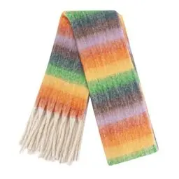Produktbild: DiaryLook Karierter Warmer Deckenschal für den Winter, Lange Damen-Schals, kariert, weich, Wolle, Tartan-Schal für Frauen,Rainbow