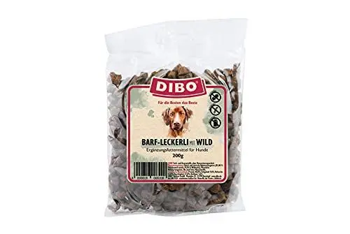 Produktbild: DIBO Barf-Leckerli Wild 200g, Leckerli zur Belohnung, Sport und Freizeit
