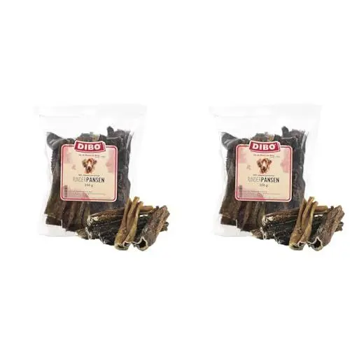 Produktbild: DIBO Rinderpansen, 250g-Beutel, der kleine Naturkau-Snack oder Leckerli für Zwischendurch, Hundefutter, Qualitätskauartikel ohne Chemie von DIBO (Packung mit 2)