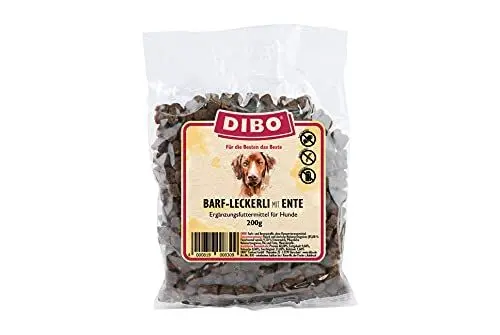 Produktbild: Dibo Barf Leckerli, 200g Pferd, Wild, Strauß, Lamm, Ente Hundesnack klein und praktisch Trainings Hundeleckerlies zuckerfrei, gesund und lecker (Lamm)