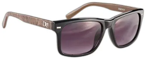 Produktbild: Dice Unisex Sonnenbrille, shiny black/brown, one size, D06210-21