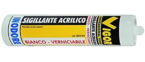 Produktbild: Dichtmasse Vigor acrilico-1 weiß