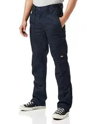 Produktbild: Dickies - Trousers for Men, Action Flex Pants, Action Flex Technology, Navy Blue, 40 EU