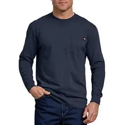 Produktbild: Dickies, Herren, Schweres Langarmshirt mit Tasche, legere Passform, DUNKELNAVAIR, XXL