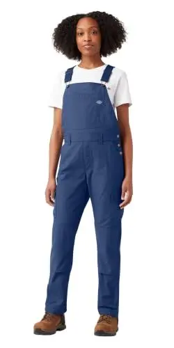 Produktbild: Dickies - Overalls for Women, Rinsed Utility Bib Overalls, Boyfriend Fit, Indigo Rinse, XL