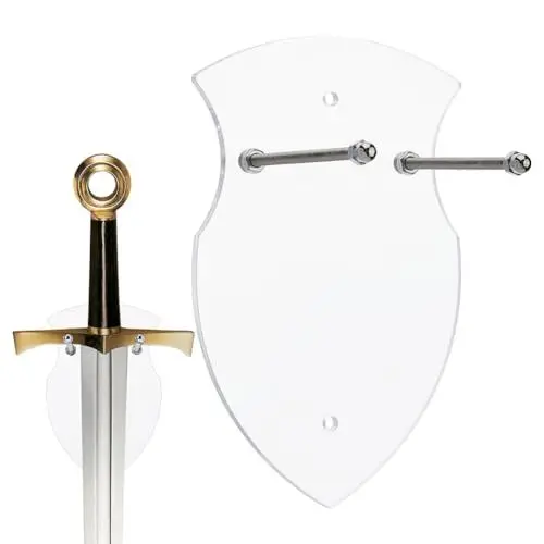 Produktbild: DICOSMETIC Schwert Katana Wandhalterung Klarer Plakette Schwert Aufhänger Schwert Vertikaler Displayhalter Einzelständer Für Schwertsammler Wohnkultur Männer Ehemann Geschenk