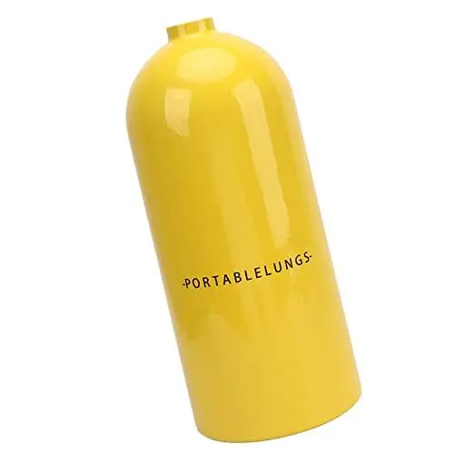 Produktbild: DIDEEP 3L Mini-Tauchflasche: Kleine Sauerstoffflasche für Profi- und Anfängertaucher. Tragbare Ersatzluftquelle für Tauchbesichtigungen und Wasserrettung. Hergestellt aus