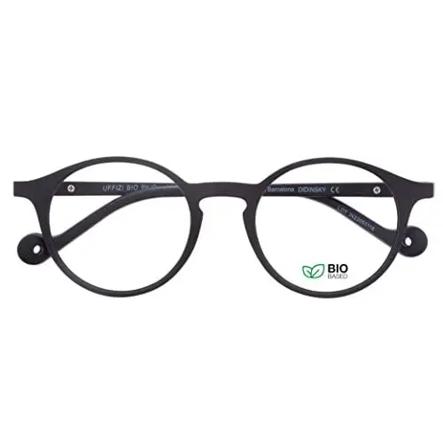 Produktbild: DIDINSKY Presbyopie Lesebrille oder Presbyopie Anti Blaulicht Anti Blaulicht für Männer und Frauen. Rubber Touch, flexible Bügel und entspiegelte Gläser - UFFIZI BIO (Graphite, 2.5, x)