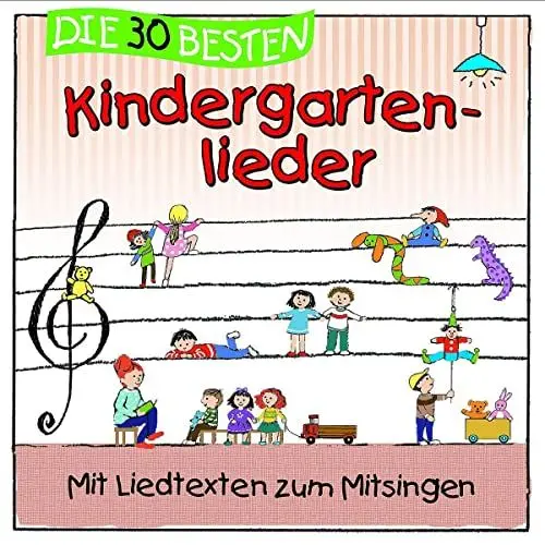 Produktbild: Die 30 besten Kindergartenlieder - Mit Liedtexten zum Mitsingen