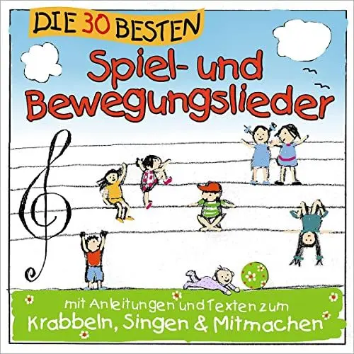 Produktbild: Die 30 besten Spiel- und Bewegungslieder - Kinderlieder und Babylieder