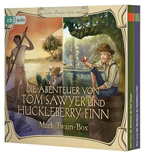 Produktbild: Die Abenteuer von Tom Sawyer und Huckleberry Finn: Mark-Twain-Box (Hörbuch-Klassiker für die ganze Familie, Band 17)