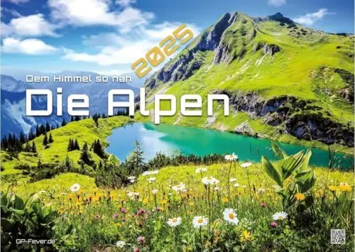 Produktbild: Die Alpen - dem Himmel so nah - 2025 - Kalender DIN A3: Der Wandkalender mit den schönsten Alpen-Motiven für das Jahr 2025 im Format DIN A3 (ca. 42 x 30 cm)!