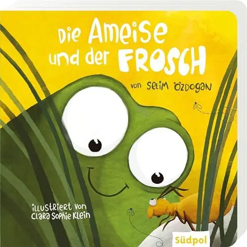 Produktbild: Die Ameise und der Frosch: Freundschaft schließen trotz aller Unterschiede - Pappbilderbuch ab 1 Jahr