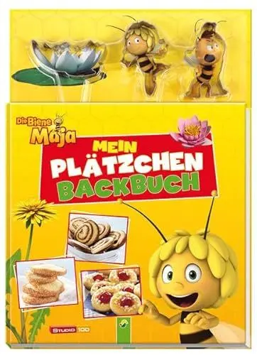 Produktbild: Die Biene Maja - Mein Plätzchen-Backbuch: Mit 3 Ausstechförmchen