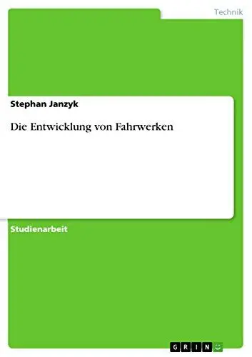 Produktbild: Die Entwicklung von Fahrwerken