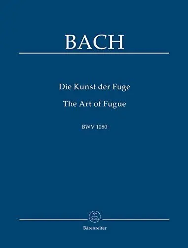 Produktbild: Die Kunst der Fuge BWV 1080. Studienpartitur