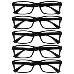 Produktbild: Die Lesebrille Unternehmen Schwarz Wert 5er-Pack Herren Frauen Designer Stil Leser RRRRR92-1 +2,50