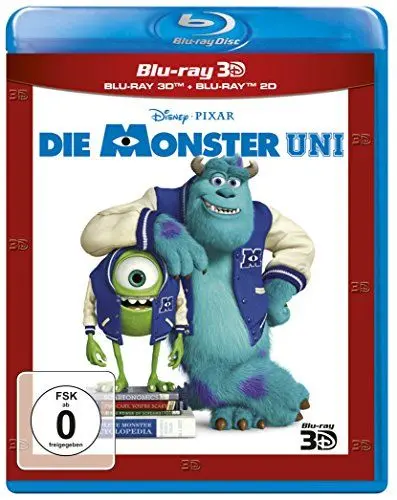 Produktbild: Die Monster Uni (+ BR) (3D Blu-ray)
