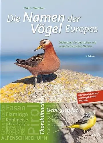 Produktbild: Die Namen der Vögel Europas: Bedeutung der deutschen und wissenschaftlichen Namen