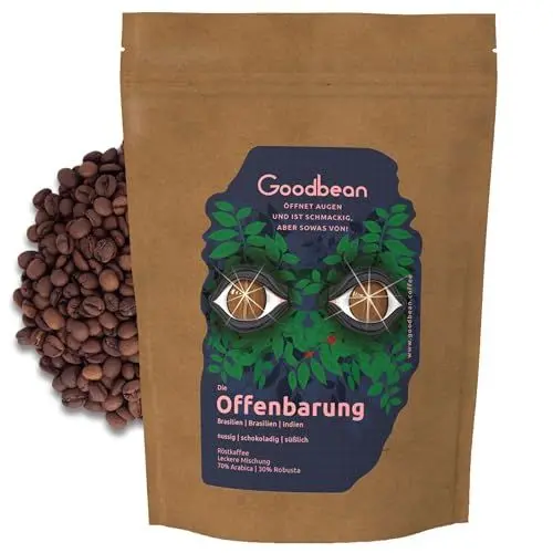Produktbild: Die Offenbarung | Espressobohnen - mild & harmonisch | 500g - 70% Arabica 30% Robusta | Für Espresso, Cappuccino & Vollautomaten | ganze Bohnen | Frisch geröstet mit Röstdatum