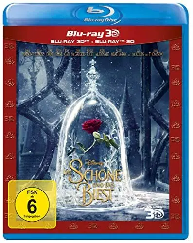 Produktbild: Die Schöne und das Biest 2D+3D (Live-Action) (3D Blu-ray)
