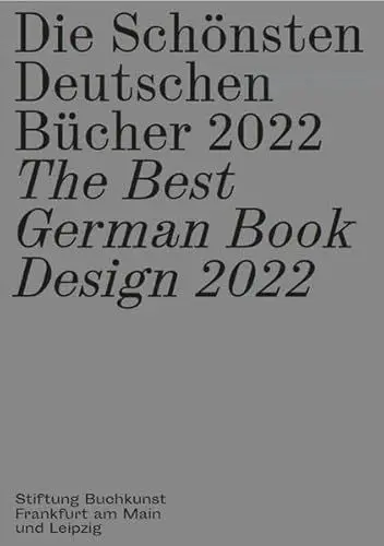 Produktbild: Die Schönsten Deutschen Bücher 2022: The Best German Book Design 2022