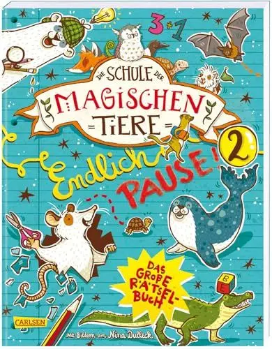 Produktbild: Die Schule der magischen Tiere: Endlich Pause! Das große Rätselbuch Band 2: Für Fans ab 8 Jahren mit Kreuzworträtseln, Labyrinthen, Sudokus, Scherzfragen und coolen Extras