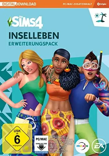 Produktbild: Die Sims 4 Inselleben (EP7) Erweiterungs-Pack PCWin-DLC |PC Download Origin Code |Deutsch