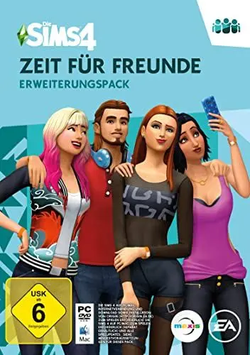 Produktbild: Die Sims 4 Zeit für Freunde (EP2)| Erweiterungspack | PC/Mac | VideoGame | Code in der Box | Deutsch