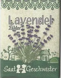 Produktbild: Die Stadtgärtner: Bio-Saatgut Lavendel I Premium Kräuter-Samen für bis zu 50 Pflanzen I Bio Pflanzensamen im Samentütchen I Ideal für Hochbeet, Garten & zu Hause