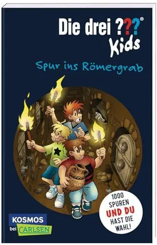 Produktbild: Die drei ??? Kids Dein Fall: Spur ins Römergrab: Interaktive Detektivgeschichte zum Mitraten für Kinder ab 8 Jahren über ein antikes Artefakt
