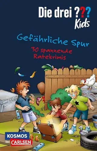 Produktbild: Die drei ??? Kids: Gefährliche Spur. 30 spannende Ratekrimis!