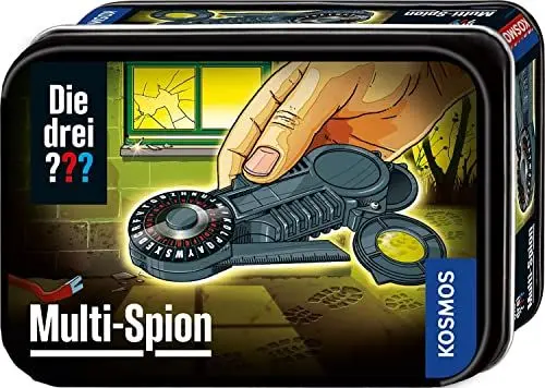 Produktbild: Die drei ??? Multi-Spion von KOSMOS, Detektiv Gadget, Detektiv-Spielzeug, Agenten-Ausrüstung für Kinder ab 8 Jahre, Die drei Fragezeichen Spielzeug, Detektiv Ausrüstung, Detektivset, 2,5 m²
