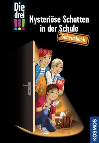 Produktbild: Die drei !!!, Mysteriöse Schatten in der Schule: Geheimbuch mit Rätseln in den verschlossenen Seiten