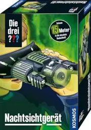 Produktbild: Die drei ??? Nachtsichtgerät von KOSMOS, Hochwertiges Nachtsichtgerät mit Infrarottechnik, Detektiv-Gadget, Detektiv-Spielzeug, Geschenk, Die drei Fragezeichen Spielzeug, Nachtsichtgerät Kinder,White