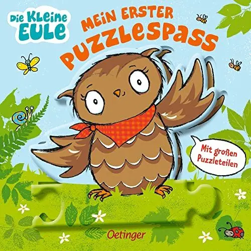 Produktbild: Die kleine Eule: Mein erster Puzzlespaß (Die kleine Eule und ihre Freunde): Interaktives Vorlese- und Puzzlebuch für Kinder ab 2 Jahren