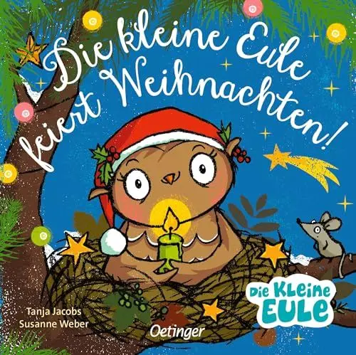 Produktbild: Die kleine Eule feiert Weihnachten: Süßes Pappbilderbuch über das Schenken für Kinder ab 2 Jahren (Die kleine Eule und ihre Freunde)