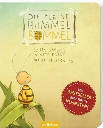 Produktbild: Die kleine Hummel Bommel (Pappbilderbuch): Bestseller-Kinderbuch zum Thema Mut und Selbstvertrauen, ab 3 Jahren (Geschenkbuch Mädchen und Jungen)