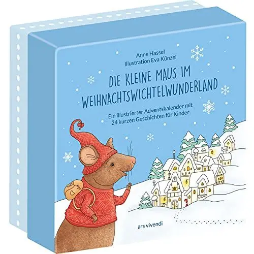 Produktbild: Die kleine Maus im Weihnachtswichtelwunderland (Neuauflage): Kinder-Adventskalender mit 24 kurzen Geschichten für Kinder ab 3 Jahren zum Lesen und Vorlesen